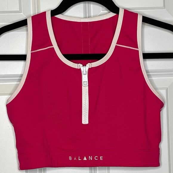 Balance Athletica Isotope Bra Pinkish Red Size Small / Medium - Picture 2 of 7